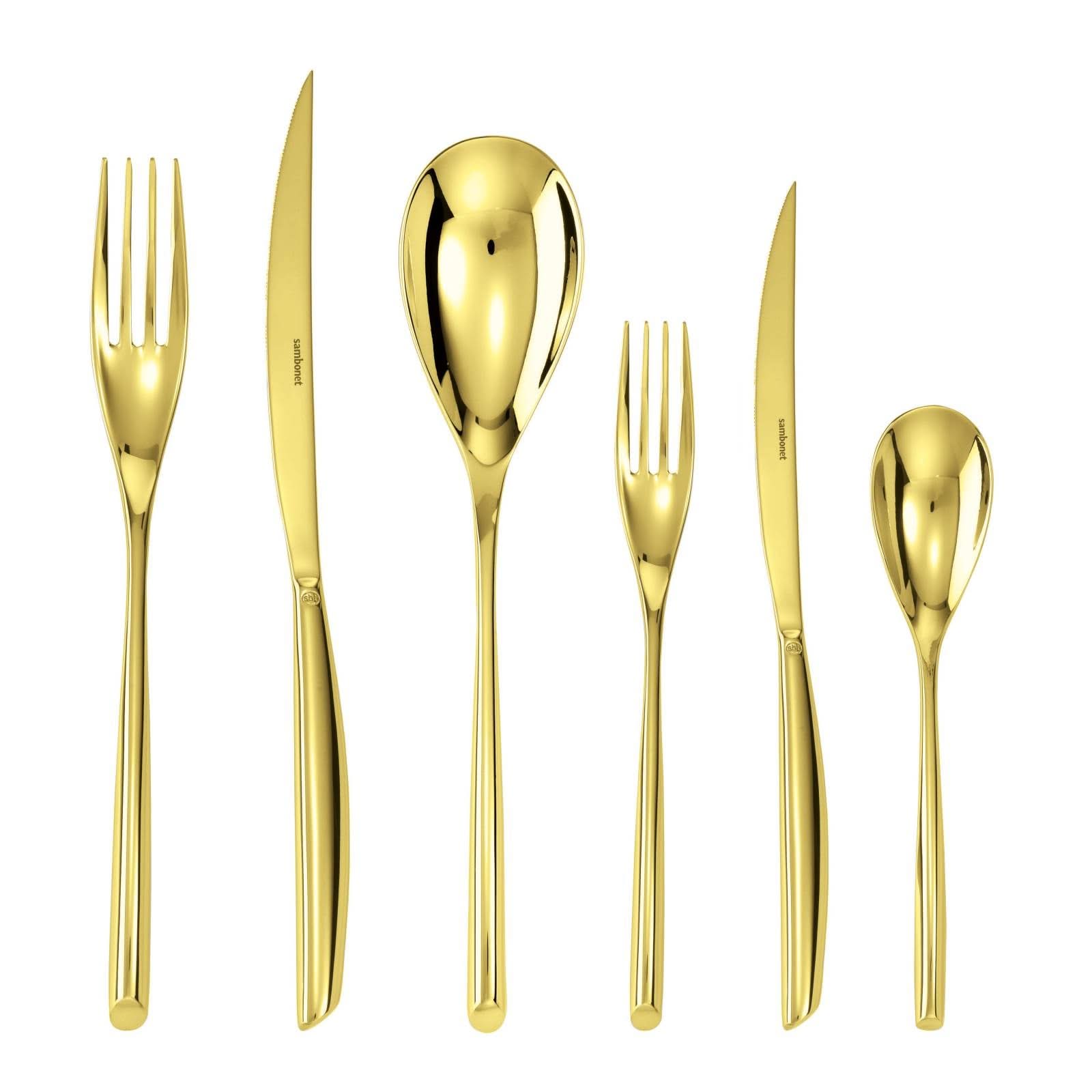 Sambonet Want to buy Cutlery Set Bamboo Gold? Cookinglife