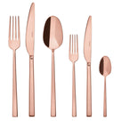 Sambonet Cutlery set Rock - Copper - 36 pieces / 6 people