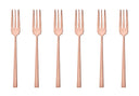 Sambonet Pastry Forks Rock Copper 6 Pieces