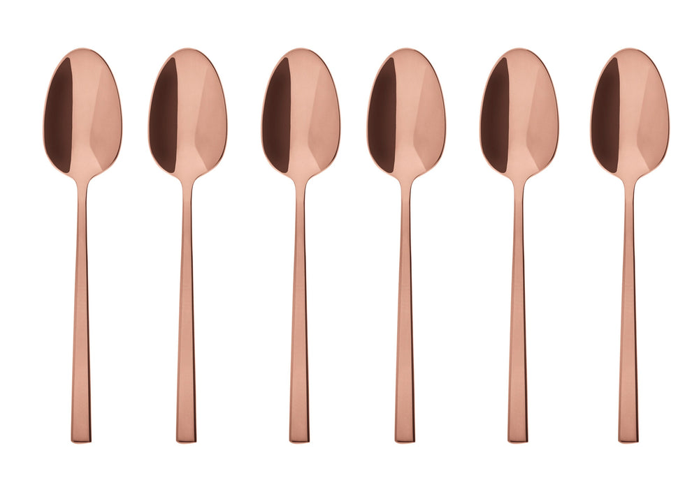 Sambonet Coffee Spoons Rock Copper 6 Pieces