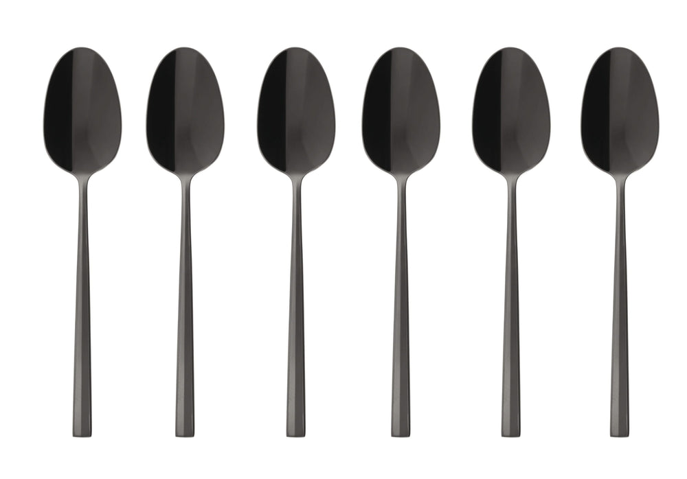 Sambonet Coffee spoons Rock Black 6 Pieces