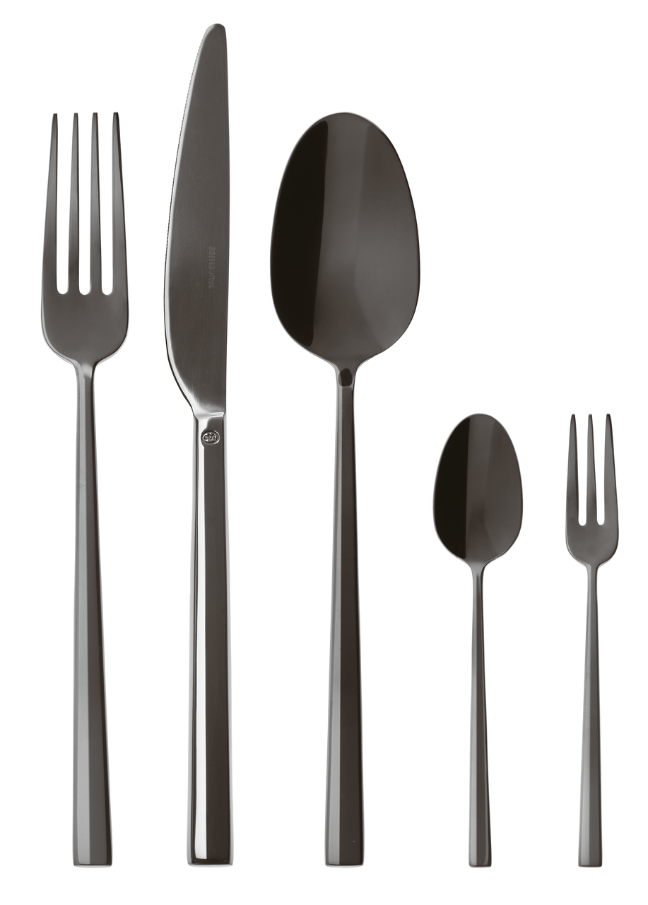 Sambonet Cutlery set Rock - Black - 60-piece / 12 people