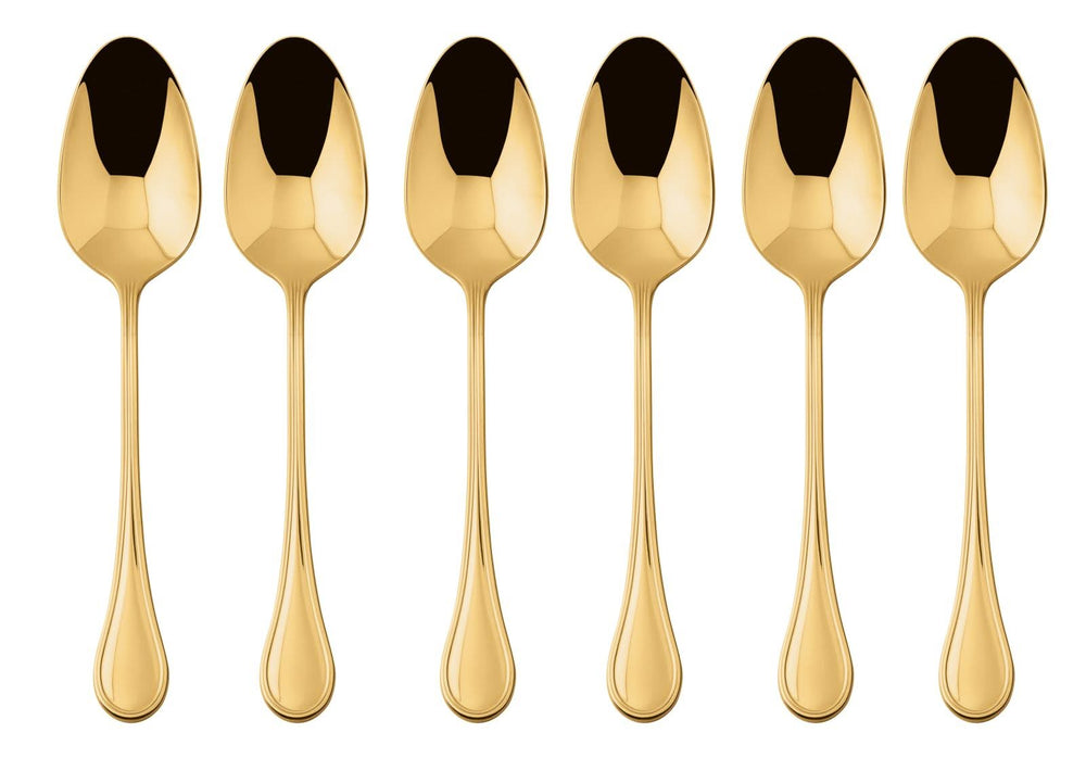 Sambonet Coffee spoons Royal Gold 6 Pieces