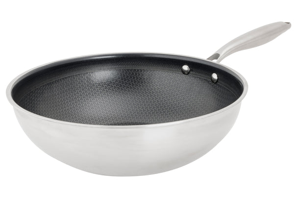Cookinglife Wok Pan HexaCook ø 28 cm - NON STICK - ceramic non-stick coating - PFAS-free - suitable for all heat sources