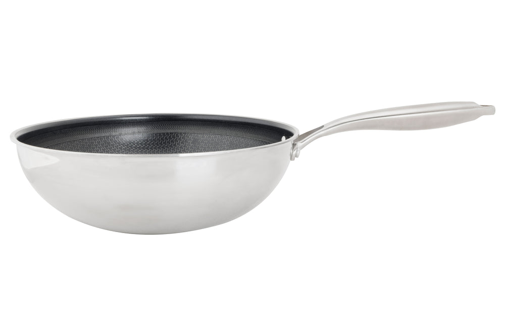 Cookinglife Wok Pan HexaCook ø 28 cm - NON STICK - ceramic non-stick coating - PFAS-free - suitable for all heat sources