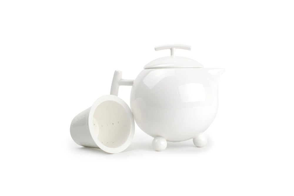 BonBistro Teapot with Filter Yong Squito - White - 1 liter