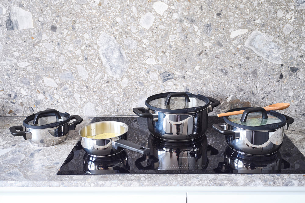 Cookinglife Cookware Set Stay Cool (Cooking Pots, Saucepan) + Lids - 7 pieces