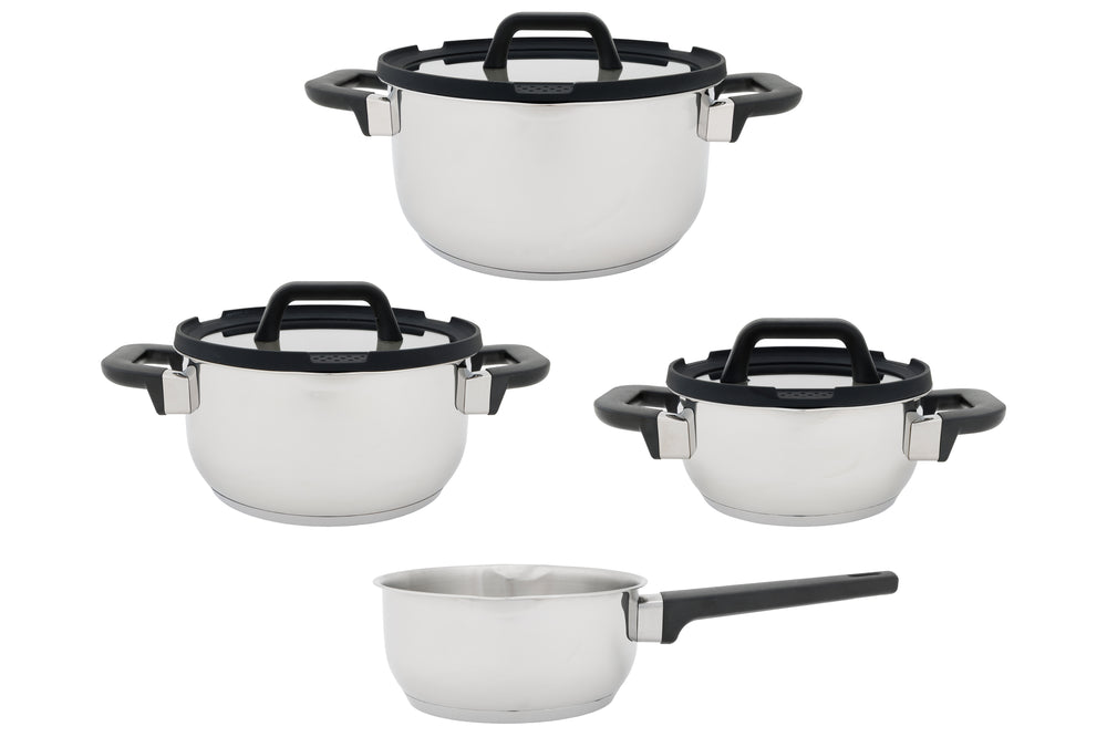 Cookinglife Cookware Set Stay Cool (Cooking Pots, Saucepan) + Lids - 7 pieces
