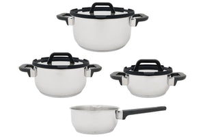 Cookinglife Cookware Set Stay Cool (Cooking Pots, Saucepan) + Lids - 7 pieces