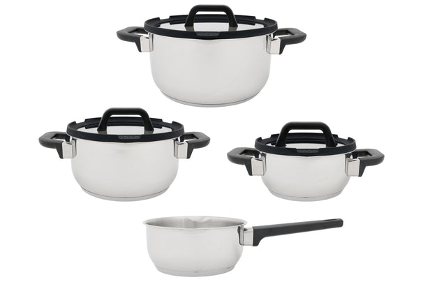 Cookinglife Cookware Set Stay Cool (Cooking Pots, Saucepan) + Lids - 7 pieces