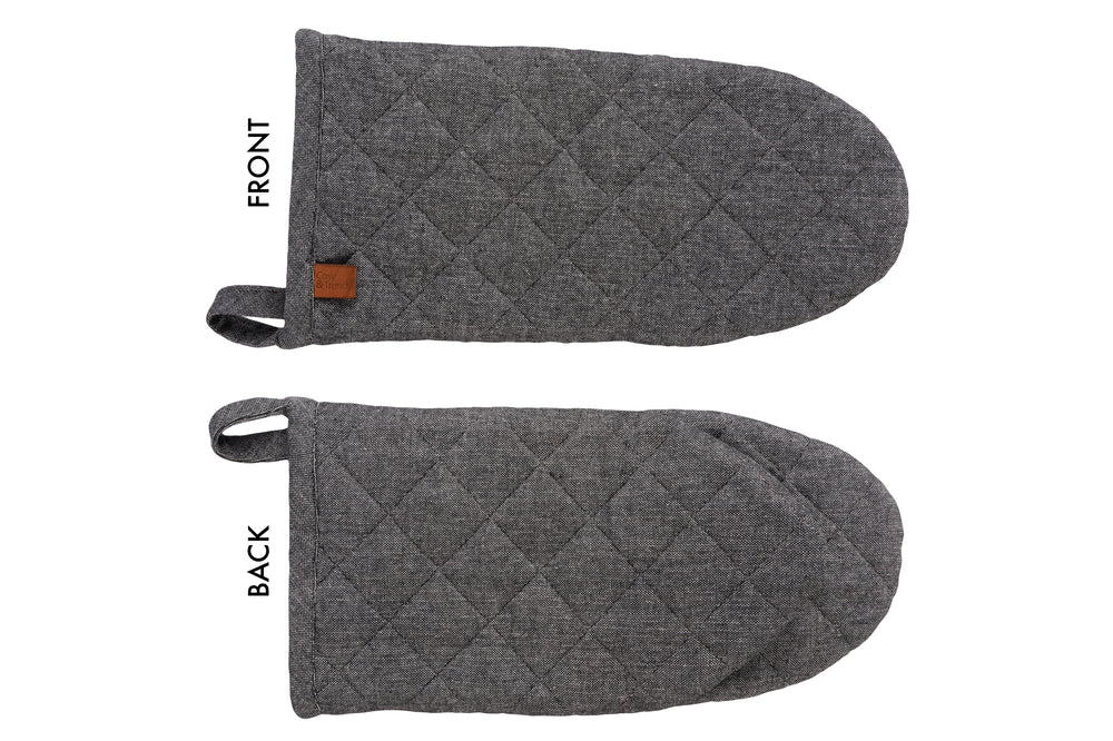Cosy & Trendy Oven Mitt Fabric Black Chambray
