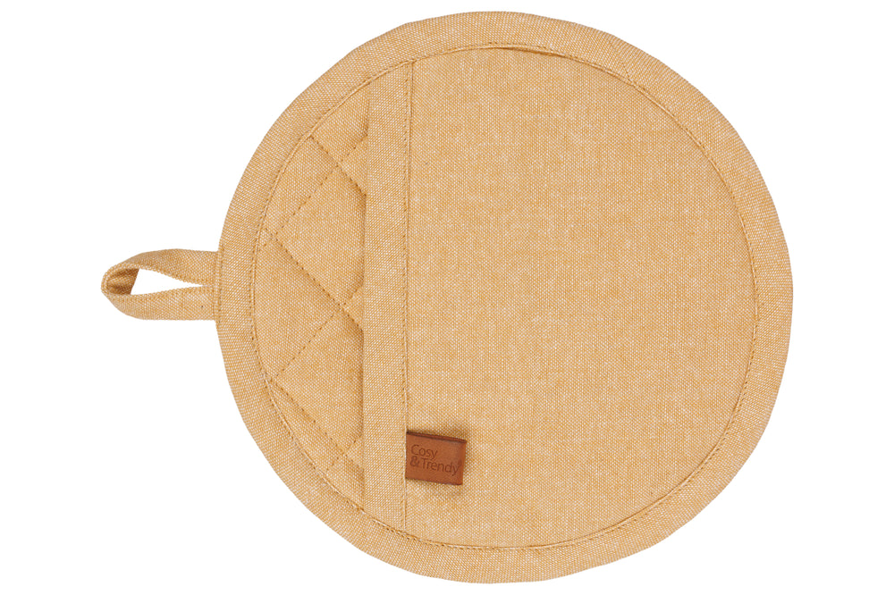 Cosy & Trendy Pot Holder Fabric Amber Gold