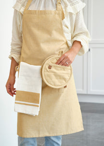 Cosy & Trendy Pot Holder Fabric Amber Gold