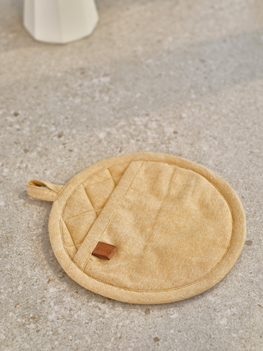 Cosy & Trendy Pot Holder Fabric Amber Gold