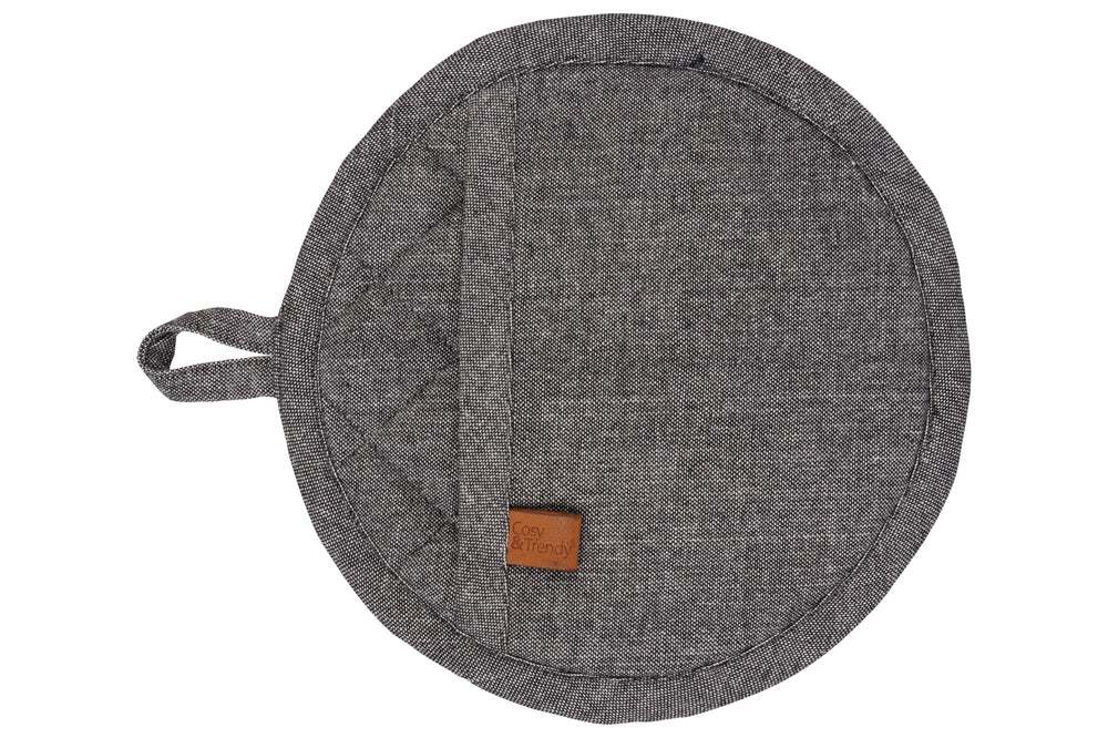 Cosy & Trendy Pot Holder Fabric Black Chambray