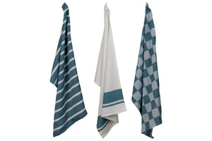 Cosy & Trendy Tea Towels Fabric Green Heron 50x70 cm - 3-piece
