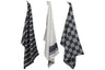 Cosy & Trendy Tea Towels Stoff Black Chambray 50x70 cm - 3-piece