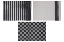 Cosy & Trendy Tea Towels Stoff Black Chambray 50x70 cm - 3-piece