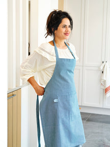 Cosy & Trendy Kitchen Apron Fabric Green Heron