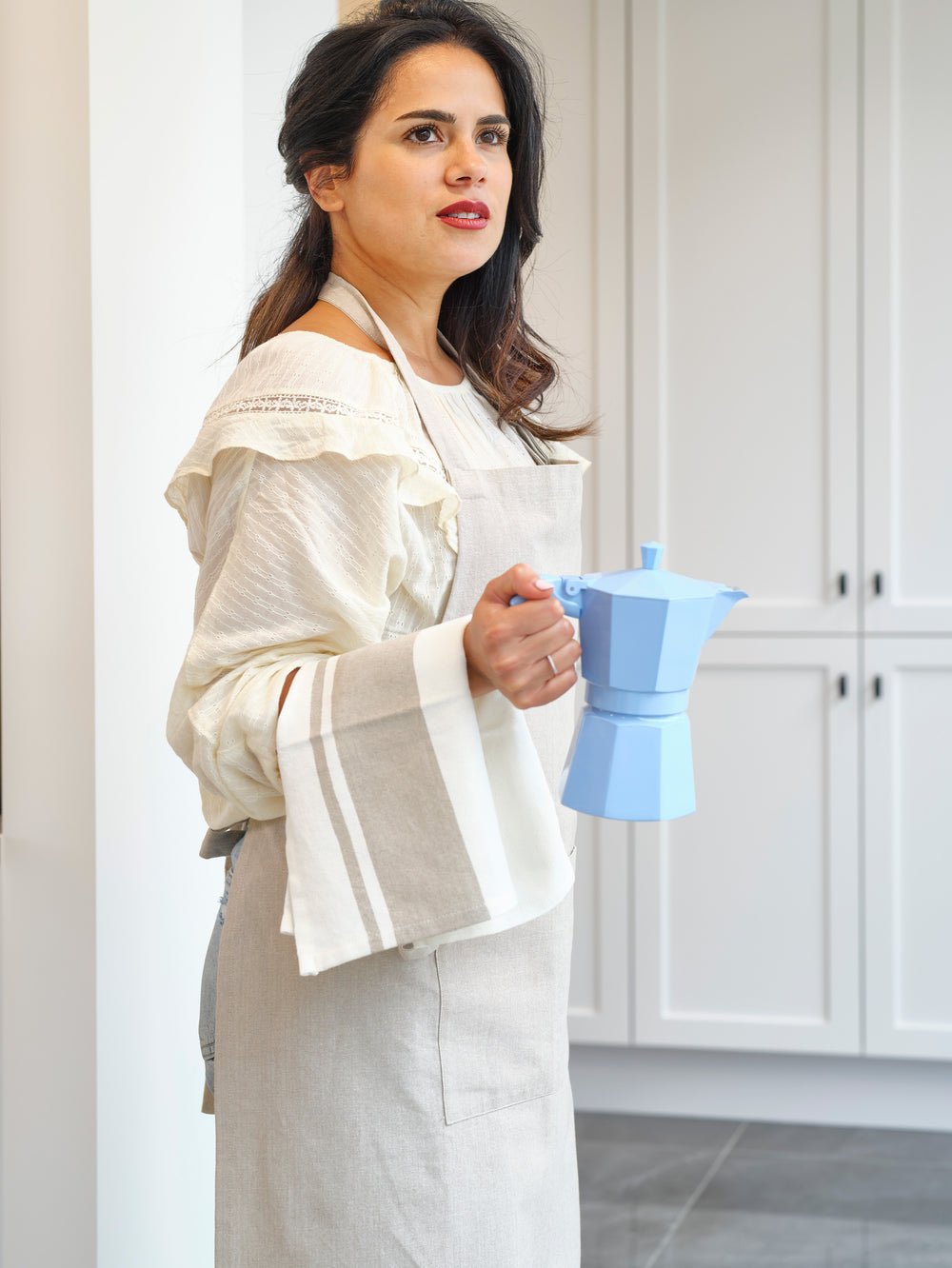 Cosy & Trendy Kitchen Apron Fabric Sand