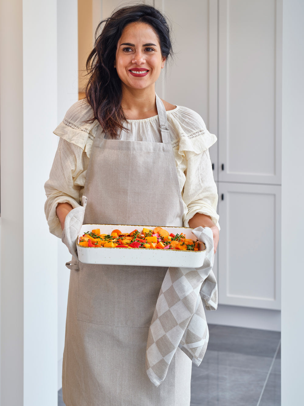 Cosy & Trendy Kitchen Apron Fabric Sand