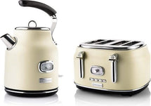 Westinghouse Retro Kettle + Toaster 4 Slots - White