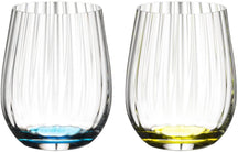 Riedel Tumbler Glass optical Happy O - 4 pieces - Ribbed