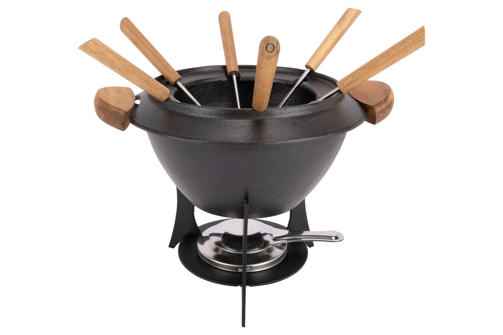 Cookinglife Fondue Set Moritz Cast Iron - 6 people - ø 23 cm