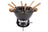Cookinglife Fondue Set Moritz Cast Iron - 6 people - ø 23 cm