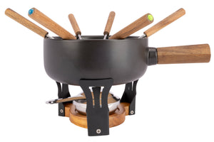 Cookinglife Fondue Set Moritz Stoneware - 6 people - ø 21 cm