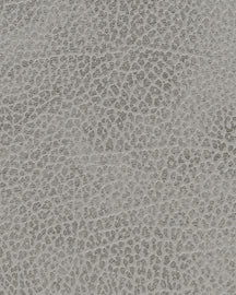 LIND DNA Coasters Hippo - Leather - Anthracite Grey - 13 x 11 cm - 4 pieces