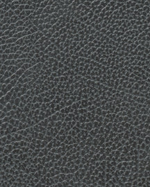 LIND DNA Coasters Hippo - Leather - Black Anthracite - 13 x 11 cm - 4 pieces