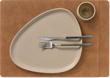 LIND DNA Placemats Nupo - Leather - Nature - 45 x 35 cm - 2 pieces