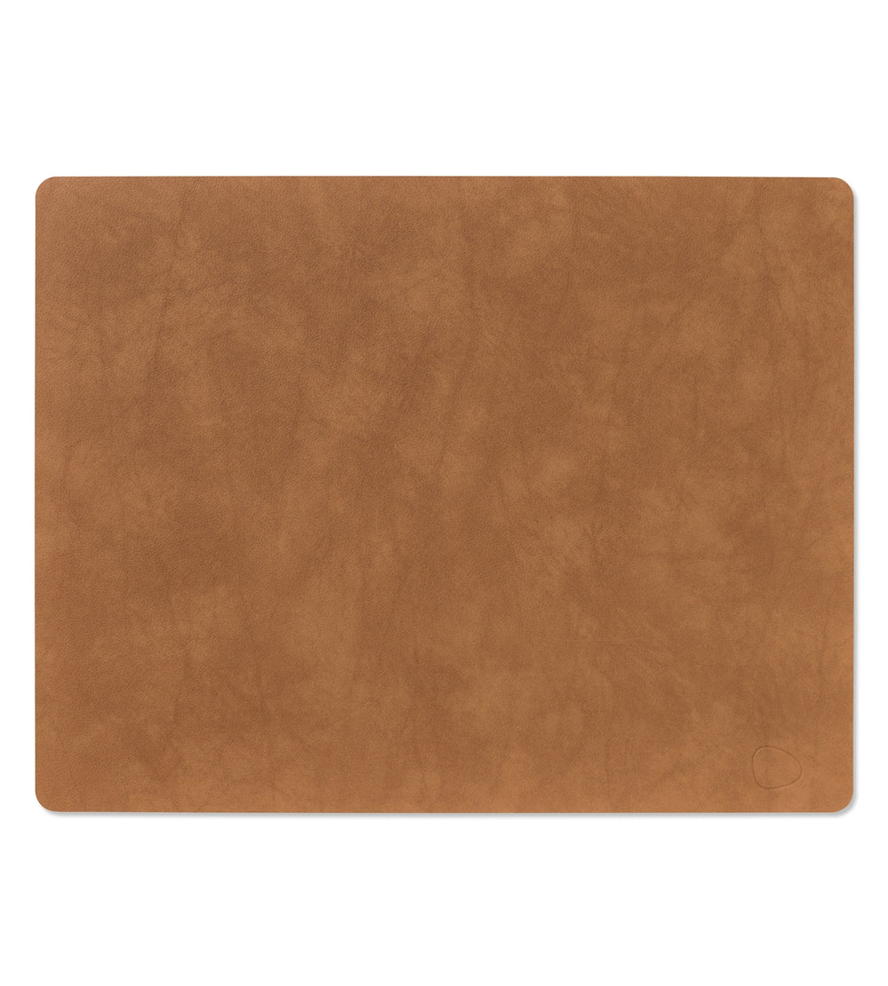 LIND DNA Placemats Nupo - Leather - Nature - 45 x 35 cm - 2 pieces