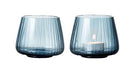 Bitz Tea Light Holder Kusintha Blue - 2 Pieces