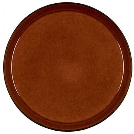 Bitz breakfast plate / Dessert plate Gastro Black/amber ø 21 cm