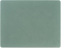 LIND DNA Placemats Nupo - Leather - Pastel Green - 45 x 35 cm - 2 Pieces