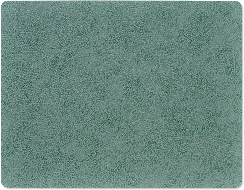 LIND DNA Placemats Hippo - Leather - Pastel Green - 45 x 35 cm - 2 pieces