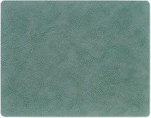 LIND DNA Placemats Hippo - Leather - Pastel Green - 45 x 35 cm - 2 pieces