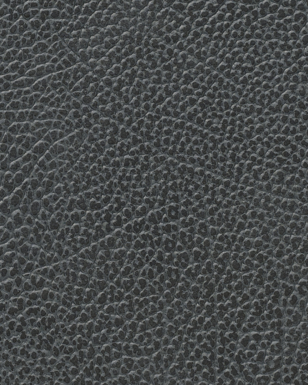 LIND DNA Placemats Hippo - Leather - Black Anthracite - 45 x 35 cm - 2 pieces