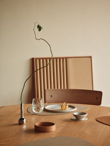 LIND DNA Coasters Nupo - Leather - Khaki - 13 x 11 cm - 4 Pieces