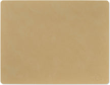 LIND DNA Placemats Nupo - Leather - Khaki - 45 x 35 cm - 2 Pieces
