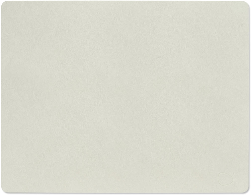 LIND DNA Placemats Nupo - Leather - Linen - 45 x 35 cm - 2 pieces