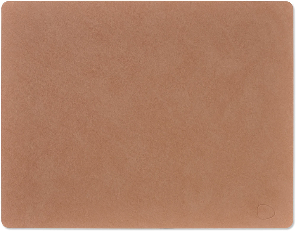 LIND DNA Placemats Nupo - Leather - Old Rose - 45 x 35 cm - 2 pieces