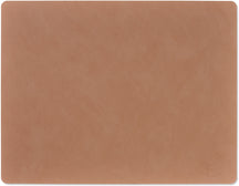 LIND DNA Placemats Nupo - Leather - Old Rose - 45 x 35 cm - 2 pieces