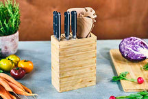 Cookinglife Knife Block Daily Chef 18 x 9 x 22 cm - suitable for 9 knives or kitchen utensils