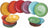 Villa d'Este Tableware set Baita - Colori - 18-piece / 6 people