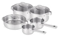 Beka Cookware Set Cicla 5-Piece - without non-stick coating - suitable for all heat sources (Cooking pots, Sauce pans & Sauté pan)