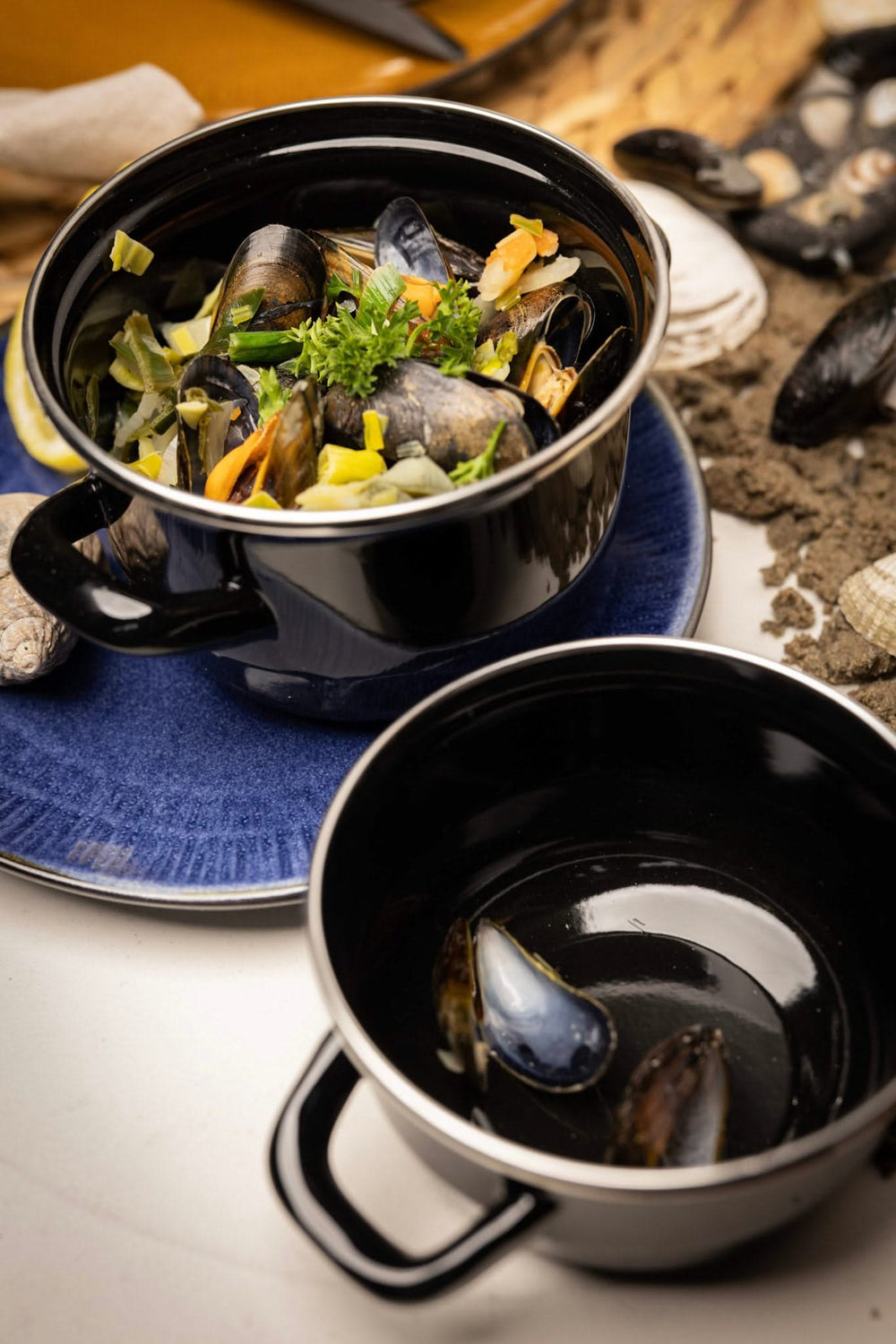 Cosy & Trendy Mussel pan - Black - ø 12 cm / 900 ml