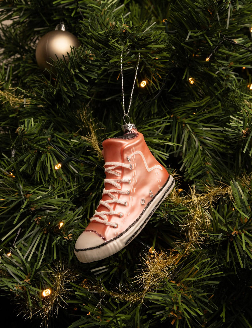 Nordic Light Christmas Ball Sneaker Pink 11 cm